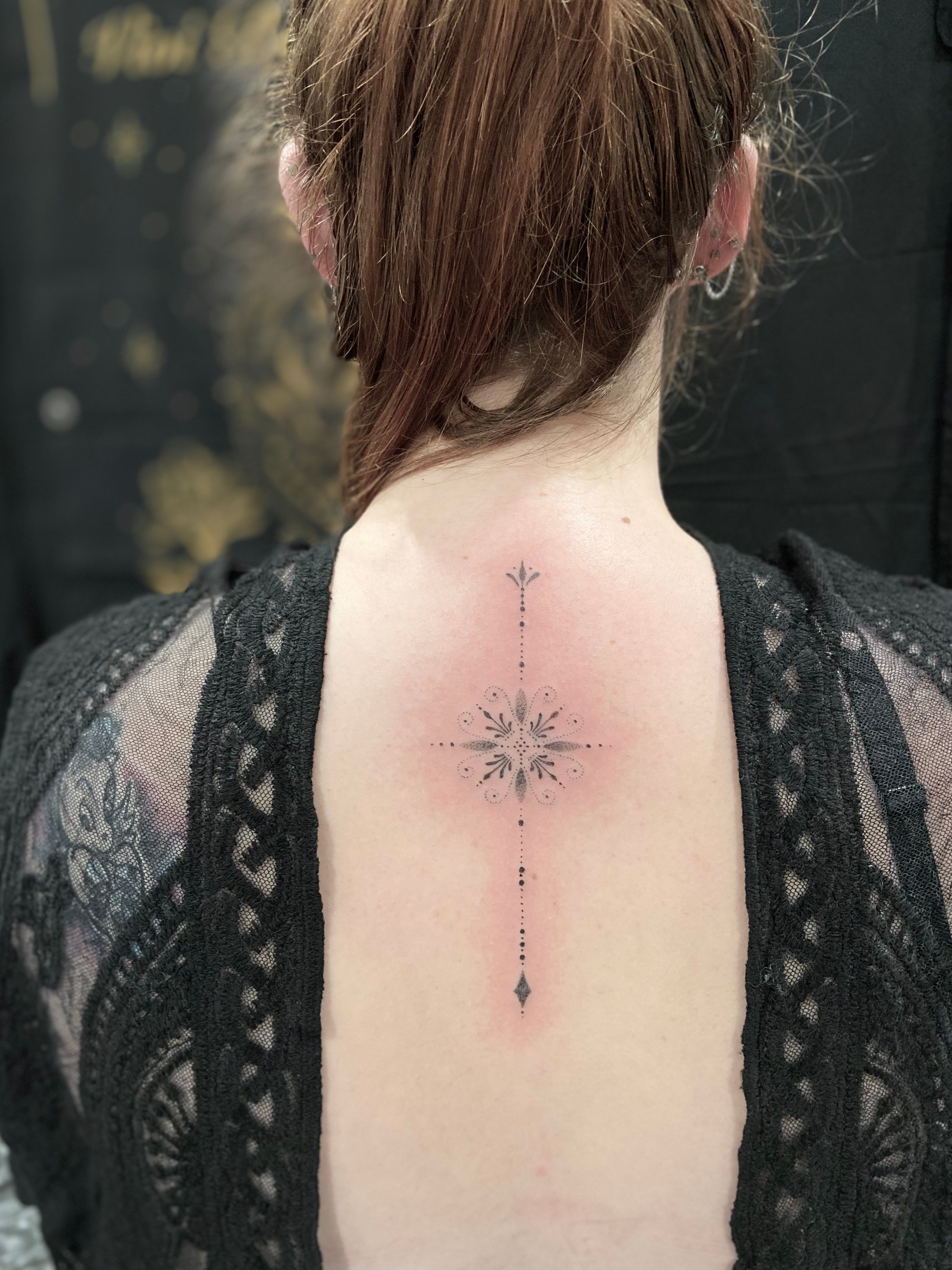 Buy Delicate Star Cross Natural Temporary Tattoo 2-week Tattoo  Semi-permanent Tattoos Online in India - Etsy