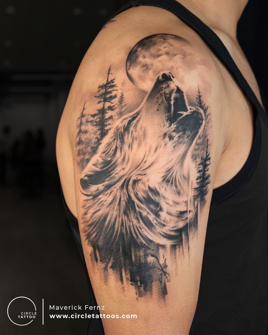 wolf #wolftattoo#tattoo#tattoos... - Drew Buchanan Tattoos | Facebook