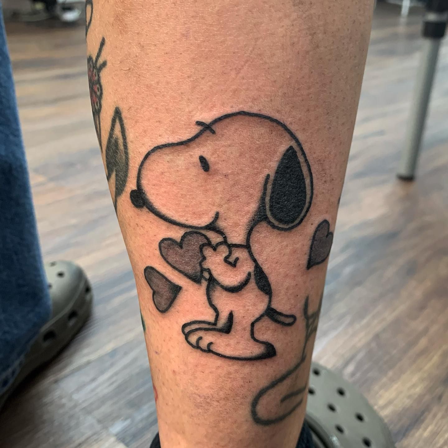 70 Snoopy Tattoo Ideas For Men  Peanuts Pet Beagle Designs  Snoopy tattoo  Tattoos Traditional tattoo