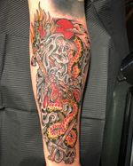Skull and Snake