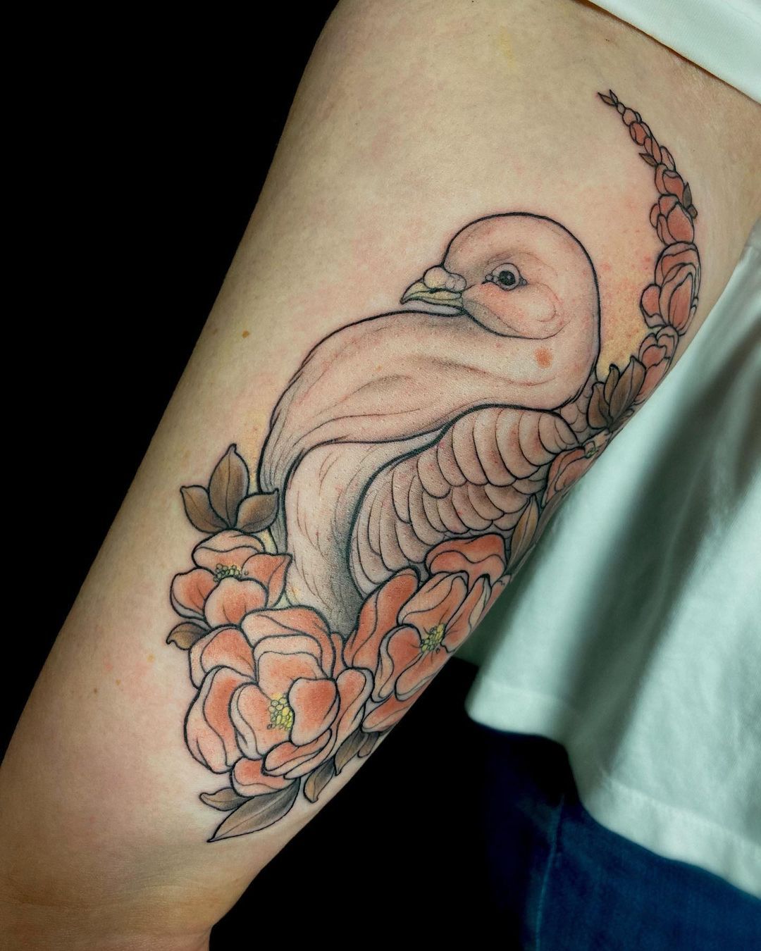 partridge bird tattoo