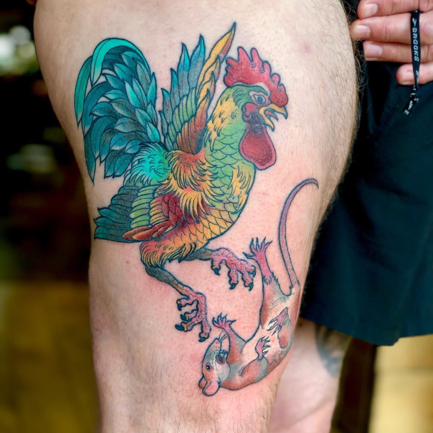 Cock Tattoo  Tattoo by Tyler Adams Grizzly Tattoo wwwgrizz  Flickr