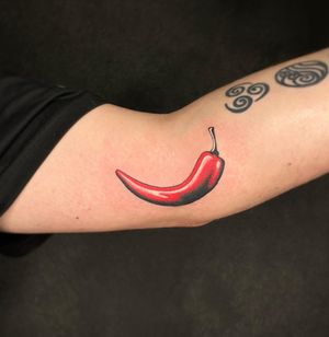 Just little pepper 🌶️! Spicy cute piece by our resident @cat_vaska116 Books/info in our Bio: @southgatetattoo • • • #spicytattoo #peppertattoo #spicypepper #rhcp #redtattoo #realistictattoo #southgate #southgatepiercing #sgtattoo #londontattooartist #london #southgatetattoo #londontattoo