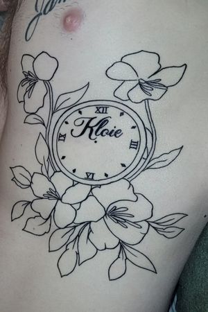 Tattoo for my daughter. Designed by myself, tattooed by bella at wgf in Idaho falls ( just the outline)