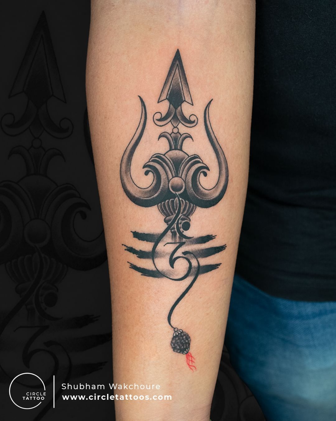 Naksh Tattoos  Trishul is polyvalent and rich in nature Polyvalent having  the property of counteracting several related poisons or giving immunity  against many different strains of a microorganism but in our