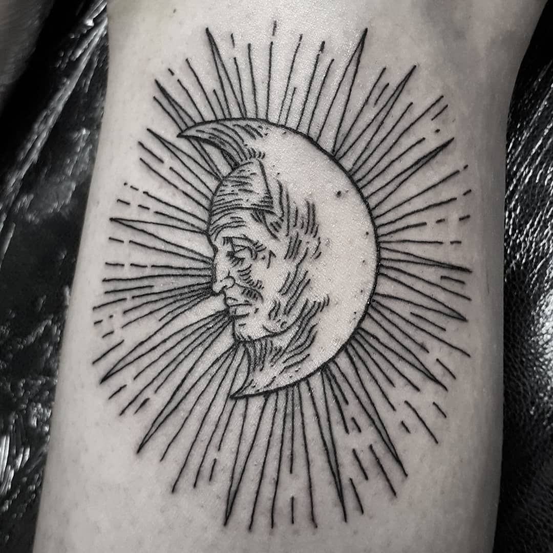 Moon Tattoos Different Phases And Symbolism  Self Tattoo  Moon tattoo  Tattoos Full moon tattoo