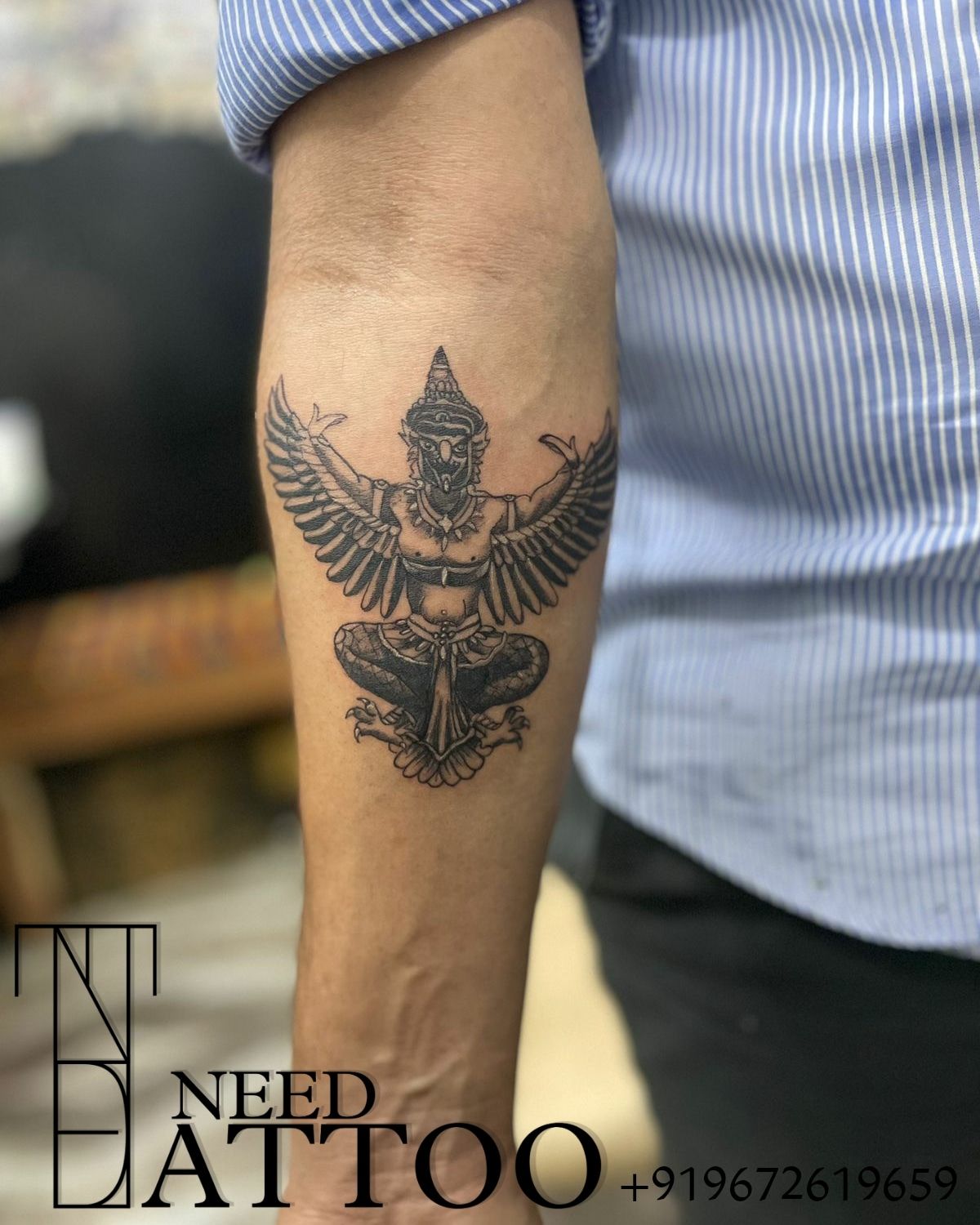 50 Garuda Tattoo Designs For Men  Humanoid Bird Ink Ideas