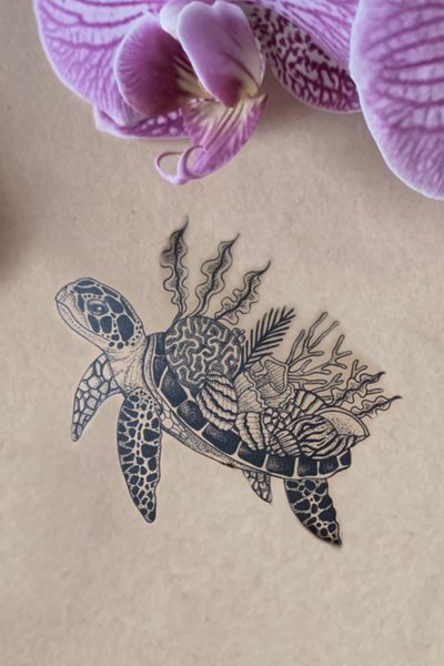 Sea turtle.