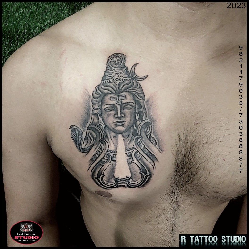Lord Shiva X Ravanan Custom Tattoo 🔱🔥 A tattoo featuring Lord Shiva... |  TikTok