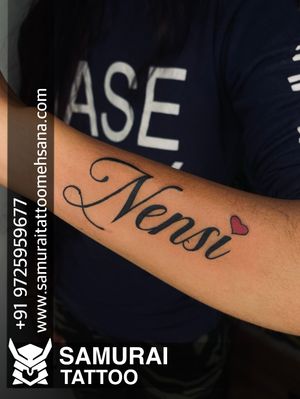 Nensi name tattoo |Nensi name tattoo ideas |nanci name tattoo design |Nenci tattoo 