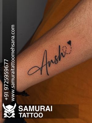 Ansh name tattoo |Ansh tattoo |Ansh name tattoo ideas