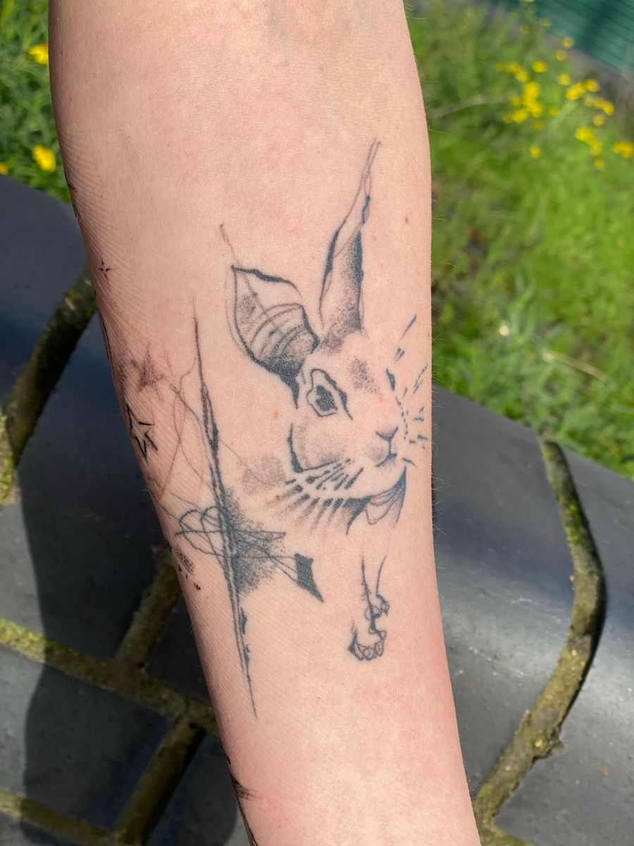 Tattoo uploaded by Kyu • About rabbit stories • Tattoodo