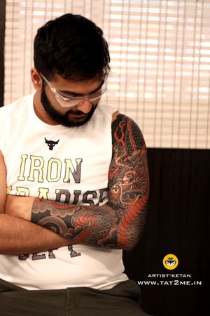 Dragon tattoo sleeve