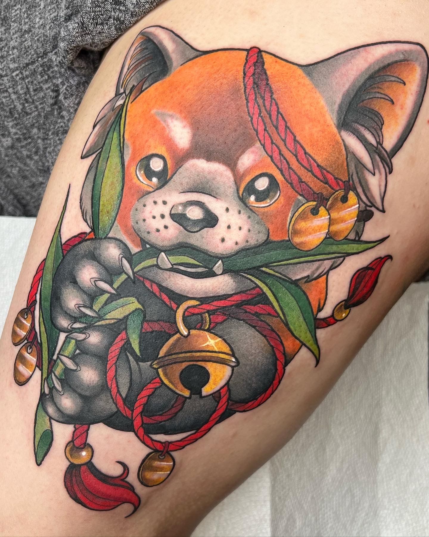 Tiny Panda tattoo by Vinicius Menoli  Post 27068