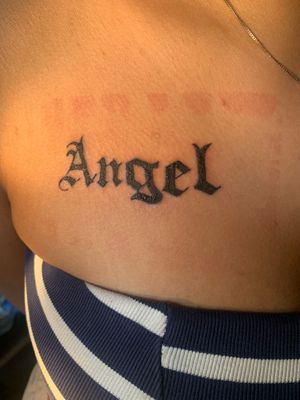#tattoo#tatuagem#lettering#customlettering#angel#escrita#riodejaneiro#blackwork