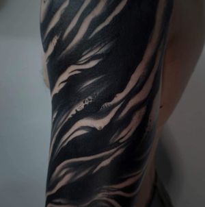Get a stunning blackwork pattern tattoo on your arm by Rachel Aspe at Bellatrix Tattoo