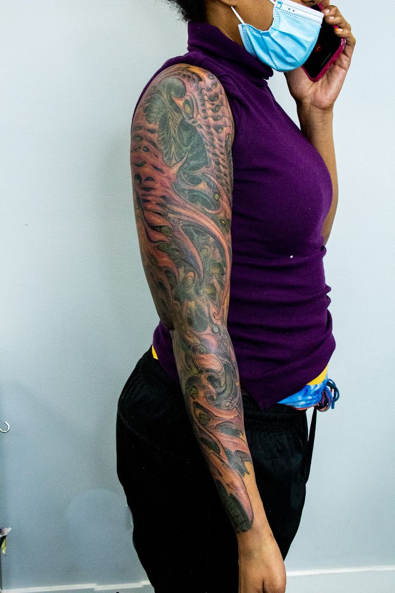 Tattoo uploaded by Gifford Kasen • Collaboration sleeve with Jason Vogt