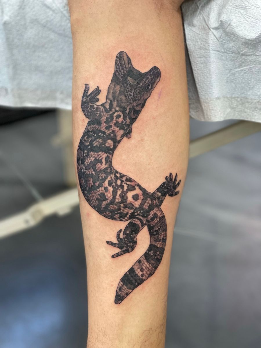 Tattoo uploaded by Gifford Kasen • Gila monster lizard • Tattoodo