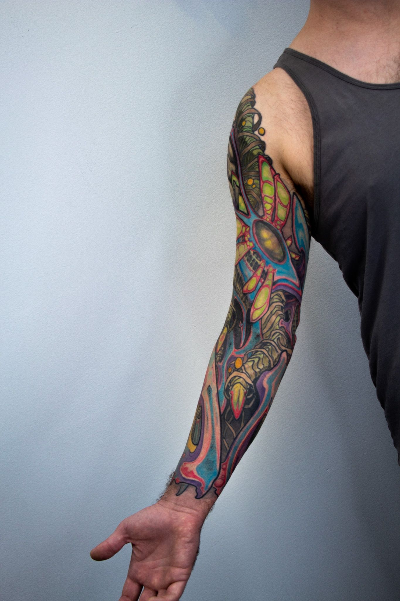 Insect Sleeve Tattoo by Marvin Silva TattooNOW