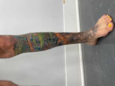 #tree and #roots leg sleeve