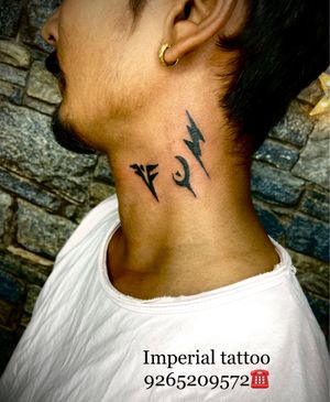 Sanam Teri Kasam Tattoo | Neck Tattoo Design | Tattoo Done by Parth Sharma | Imperial tattoo Ahmedabad | Odhav 