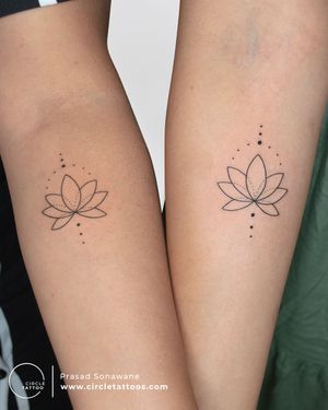 Matching Tattoo done by Prasad Sonawane at Circle Tattoo India