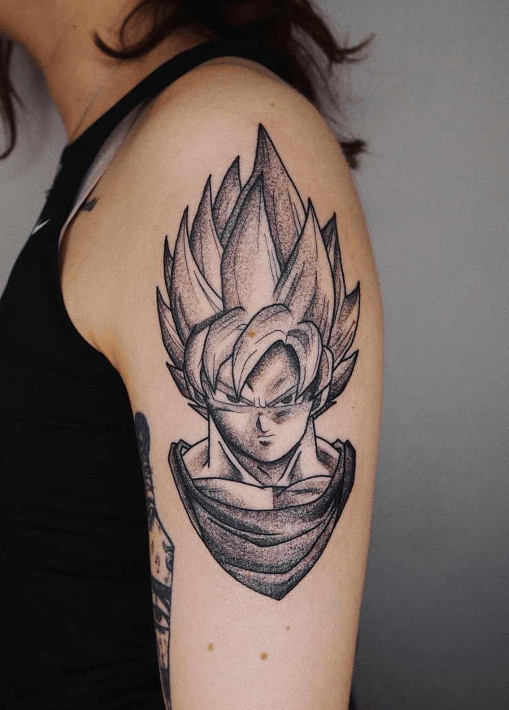  Tatuaje subido por Sebastian Araya • Goku • Tattoodo