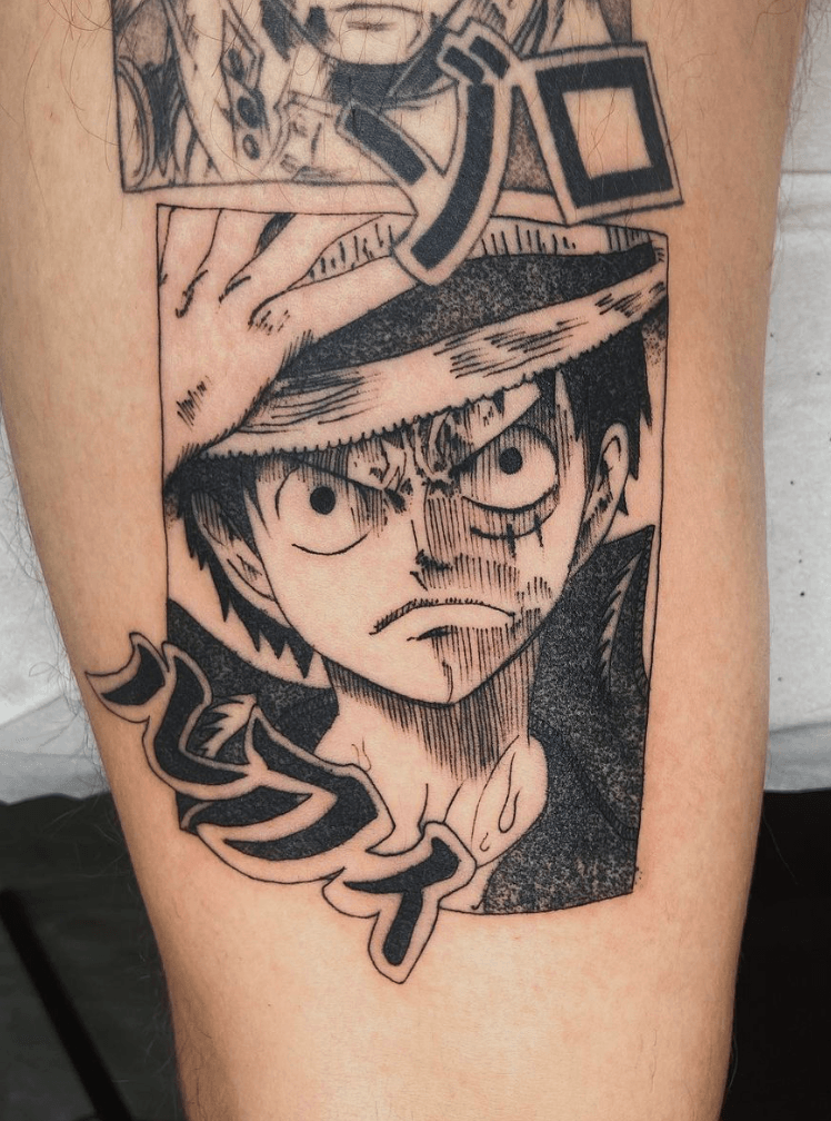 Luffy Tattoo | One piece tattoos, Anime tattoos, Luffy