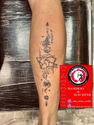 Tattoo by Mild tattoo studio at phi phi island