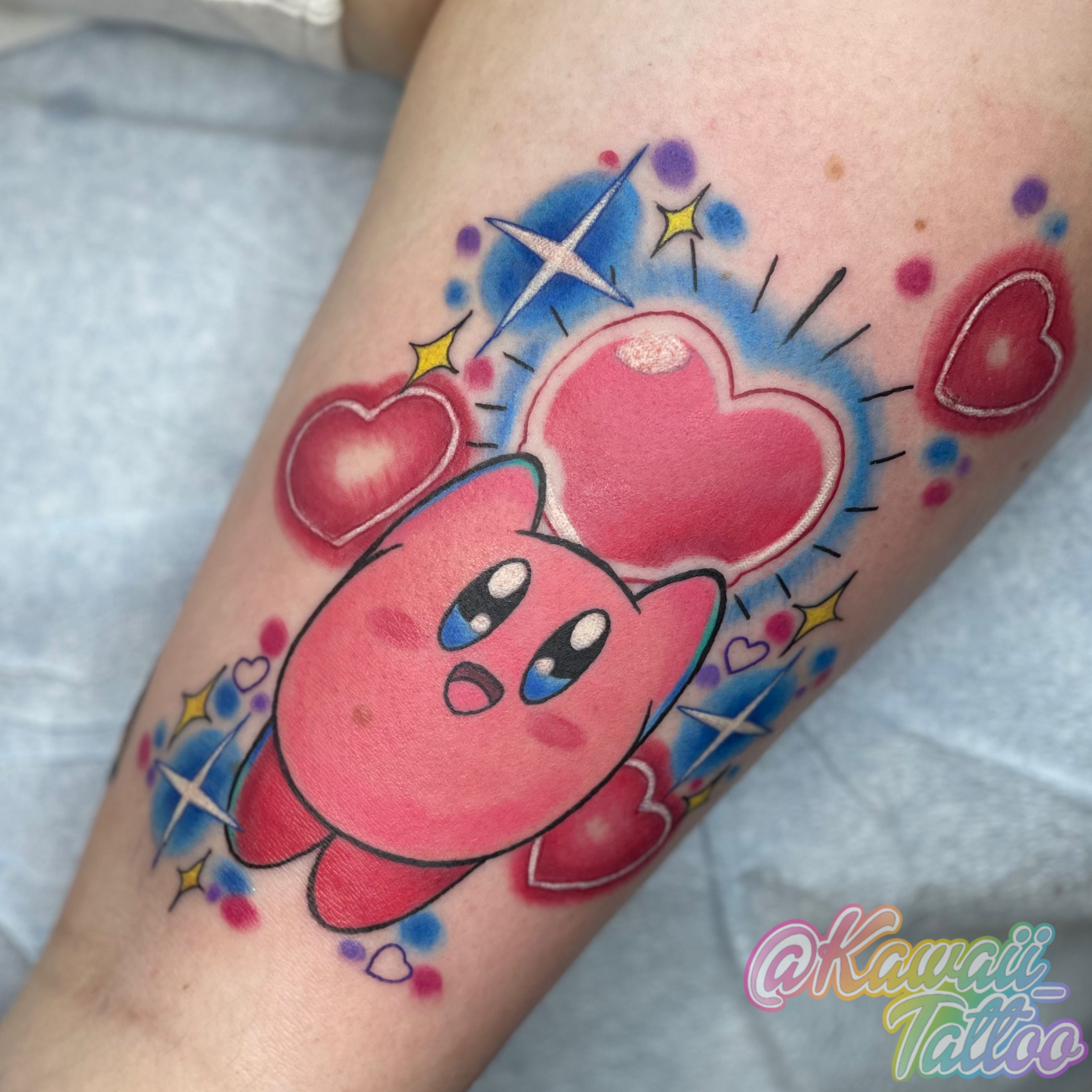 Kirby  Link Tattoo  Nintendo tattoo Small tattoos Tattoo designs