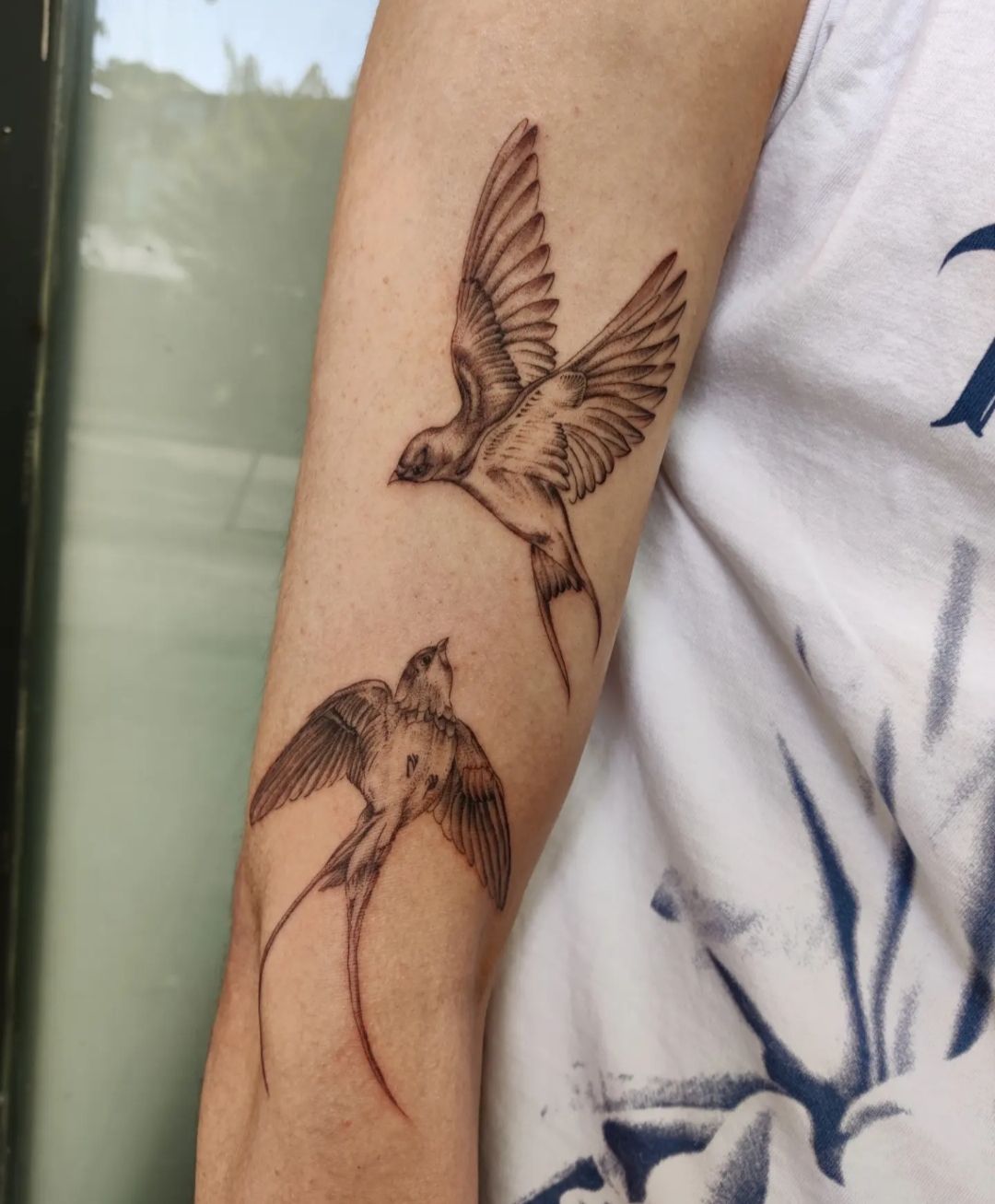 Micro realism swallow - done by me in Miami Florida @tattoosbyjuice : r/ tattoo