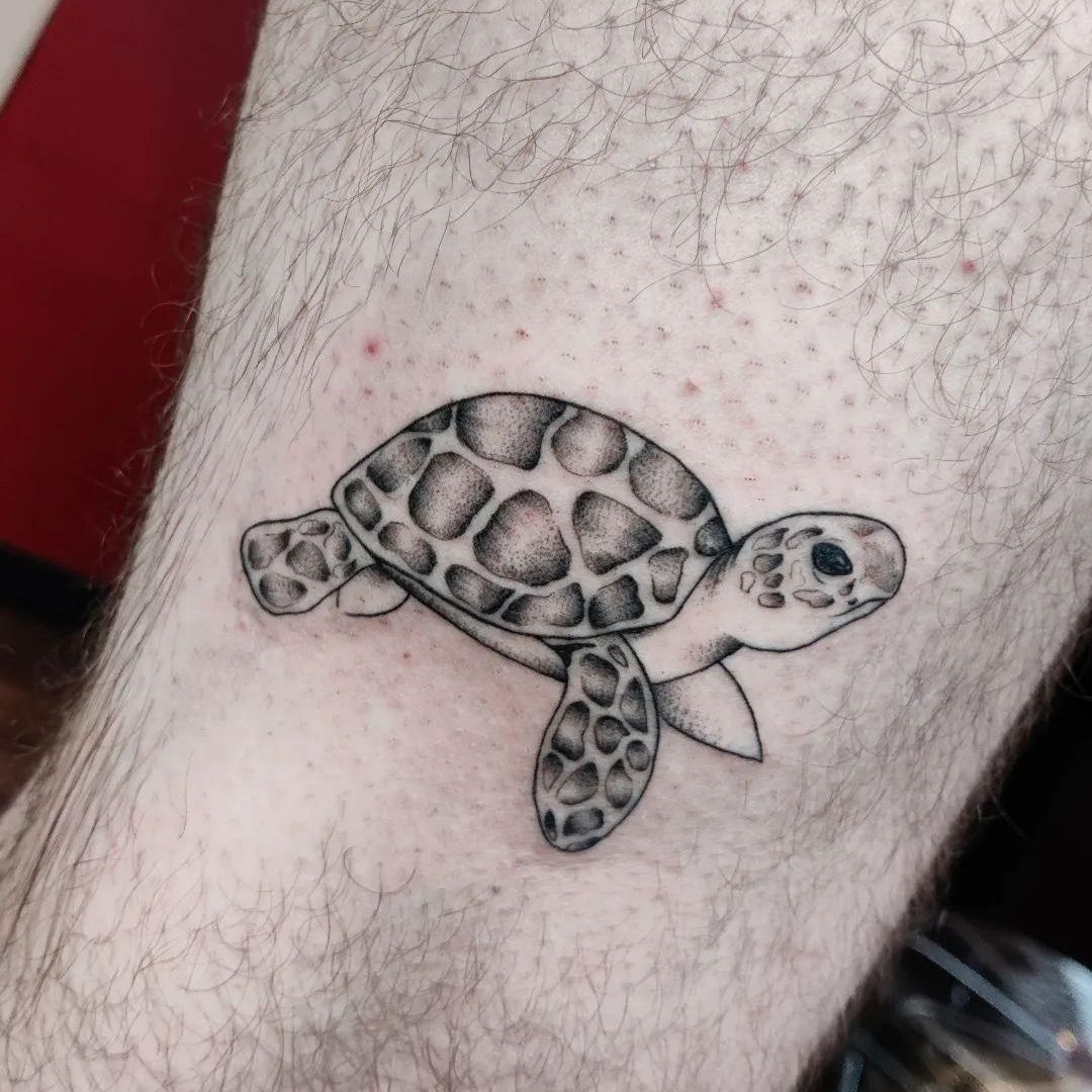 Turtle Power 30 Sea Turtle Tattoo Ideas for Women  Men in 2023