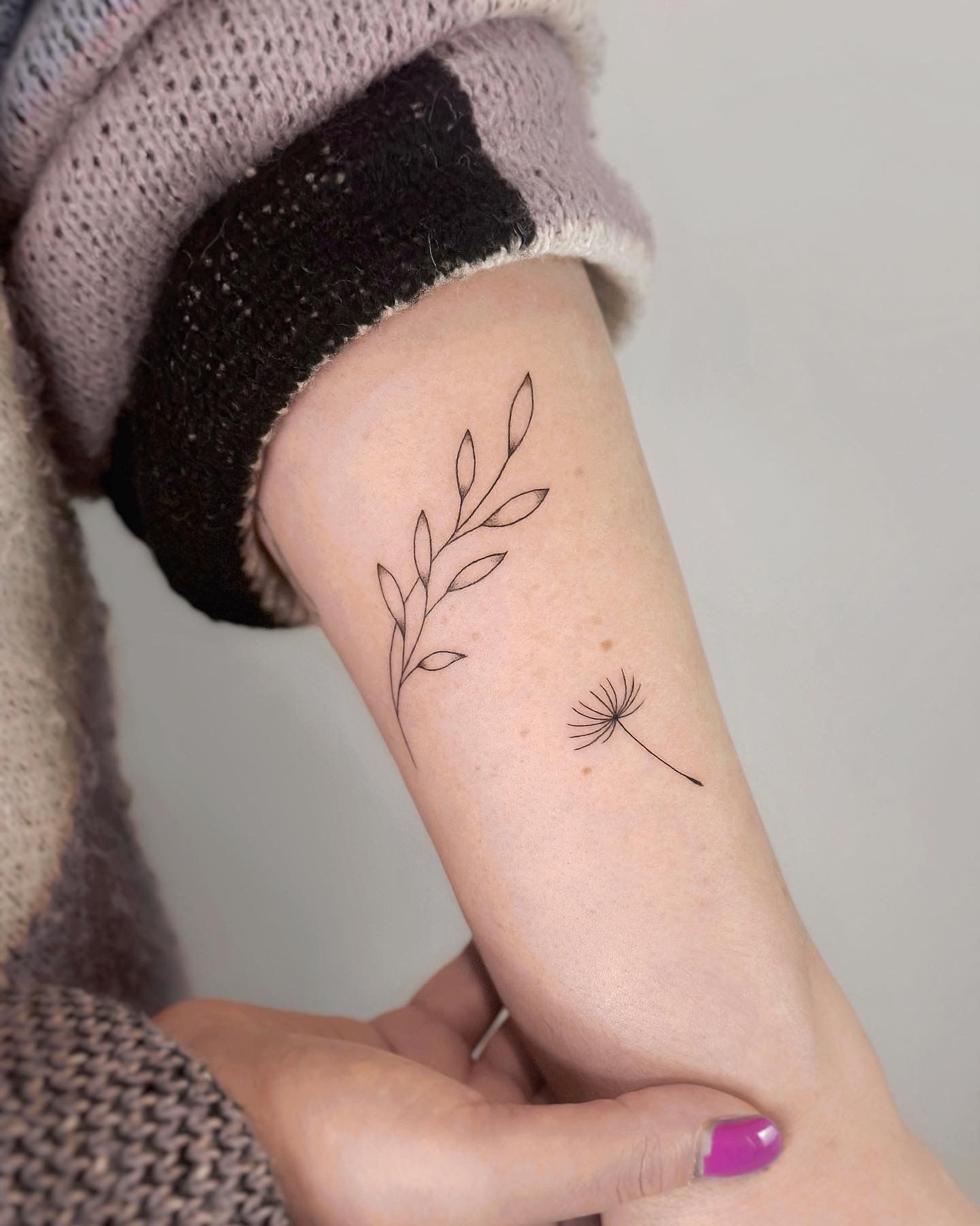 Dandelion Seed Couple Temporary Tattoo - Set of 3 – Tatteco