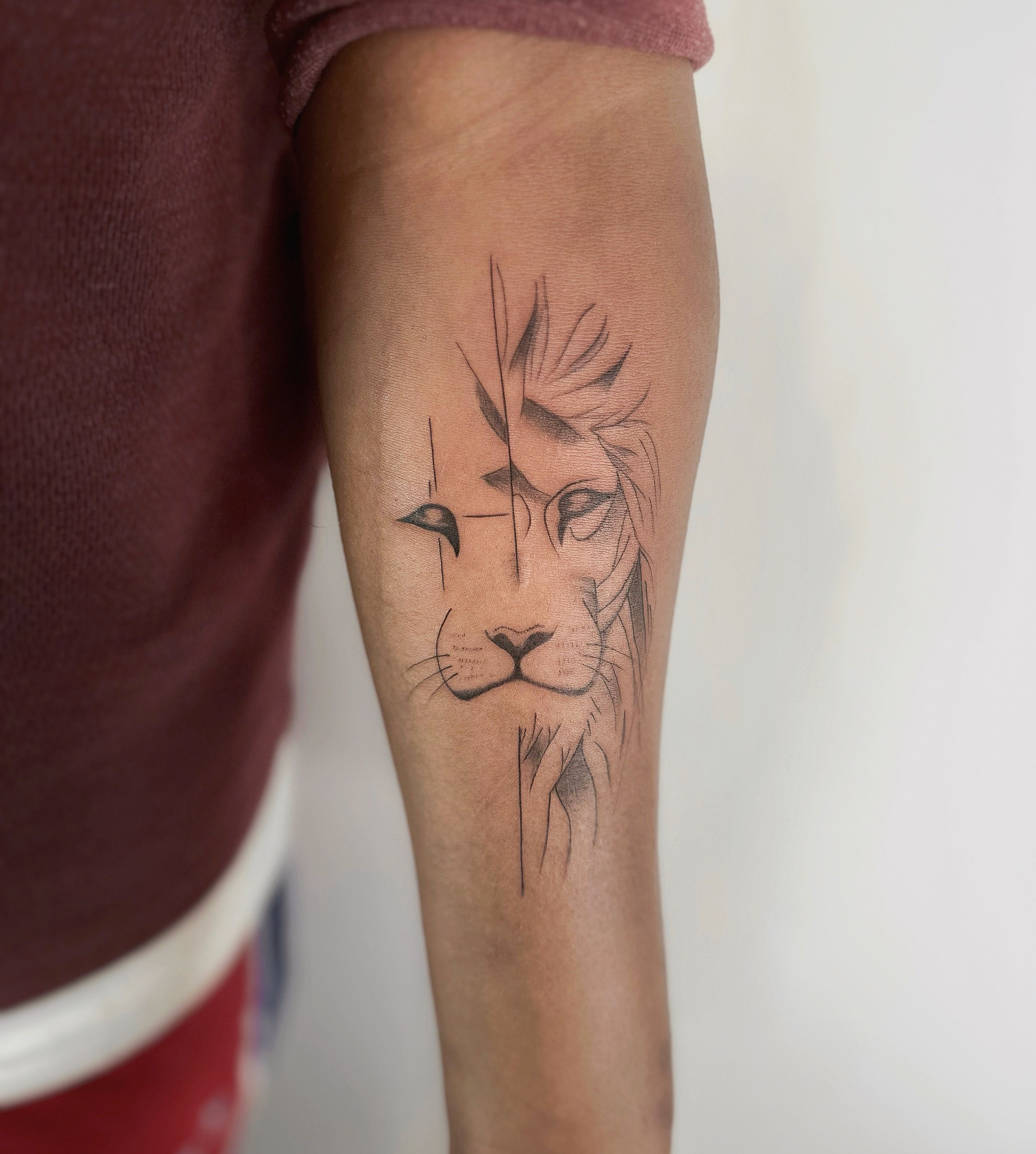Tattoo uploaded by Michael Hagen  Finished sleeve christian religious  lion cross sleeve arcangel demonhunter jesus blackandgray  Tattoodo