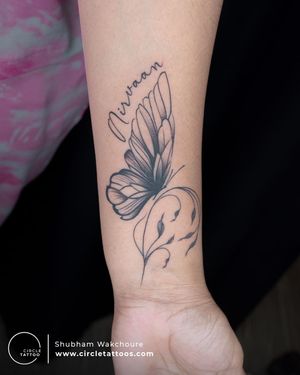 Floral Tattoo done by Shubham Wakchoure at Circle Tattoo India