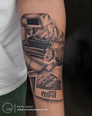 Custom Tattoo done by Parth Vasani at Circle Tattoo India