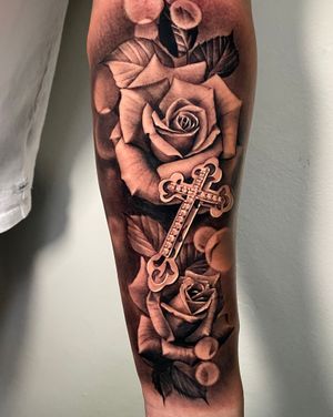 Roses and Cross