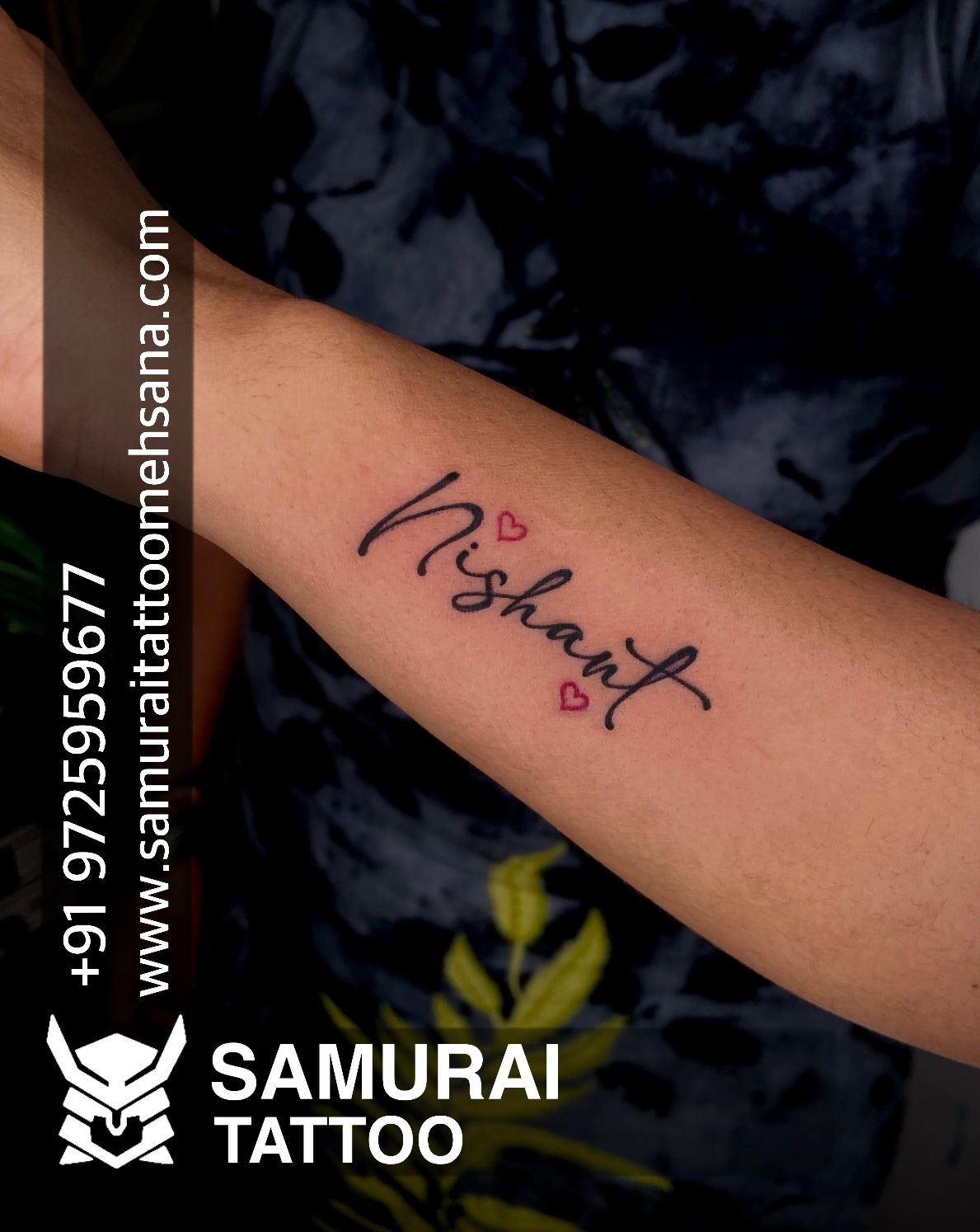 Vachhraj Tattoo's - Avadh name tattoo | Facebook