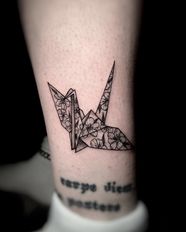 Paper Crane Origami Tattoos Paper Crane Origami Tattoos