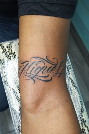Lettering Tatto @Ducs One