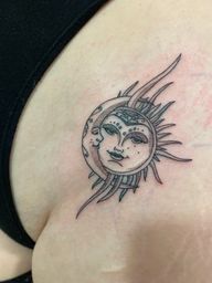 Sun and Moon Tattoo