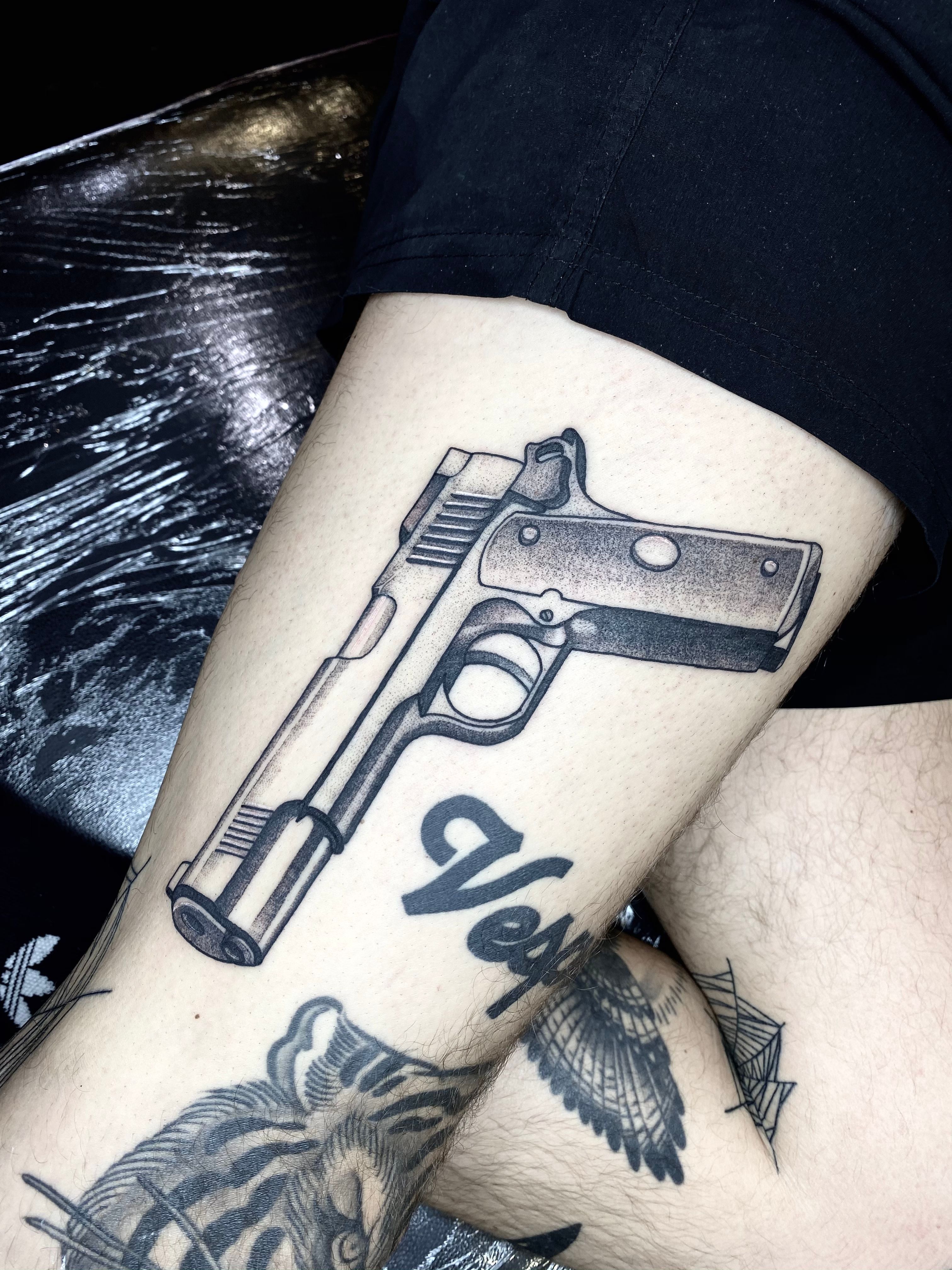 Explore the 16 Best gun Tattoo Ideas (2023) • Tattoodo
