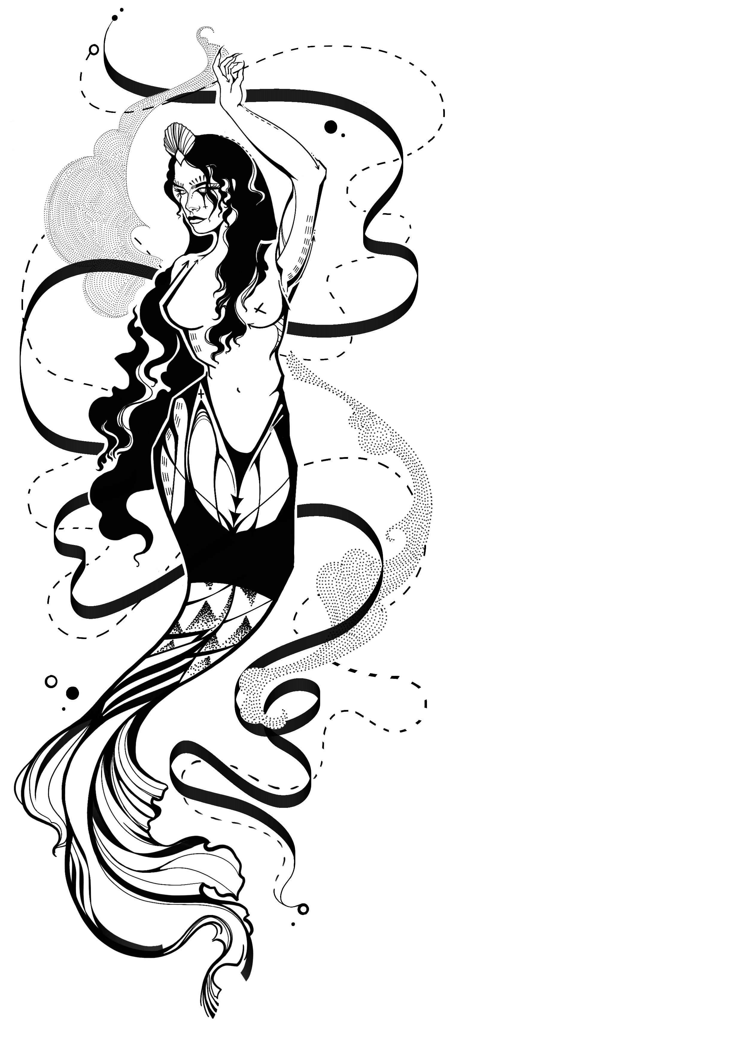 Pin on Mermaid tattoos