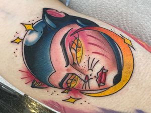 Latest tattoo for @justcallmeaims Many thanks! #catwoman #girlheadtattoo #ladyhead #ladyheadtattoo #cattattoo #traditionaltattoo #boldtattoos #boldtattoo #dublintattoo #dublintattoos #dublintattooartist #dublintattoostudio