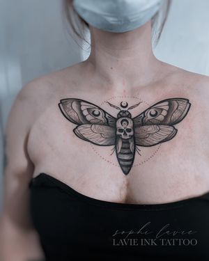 B&G moth tattoo