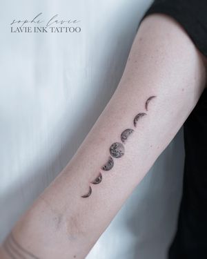 B&G moon phases tattoo