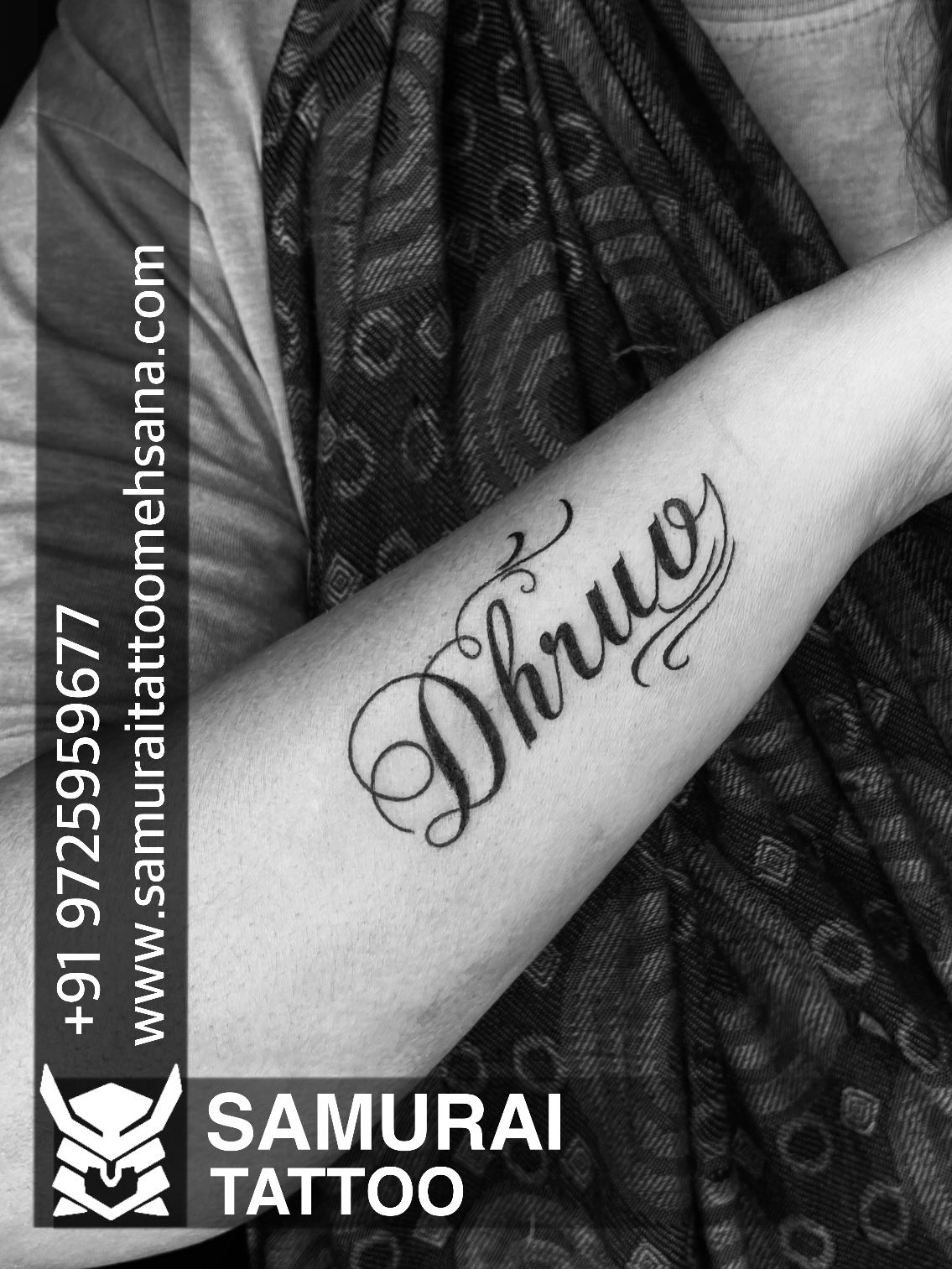 Dhruv Name tattoo  By Incredible Ink Tattoos and Tattoo Training Centre   Facebook