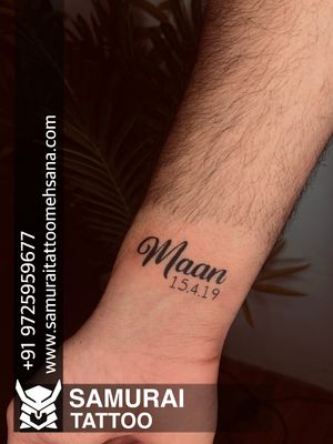 Maan name tattoo |Maan tattoo |Maan tattoo ideas 