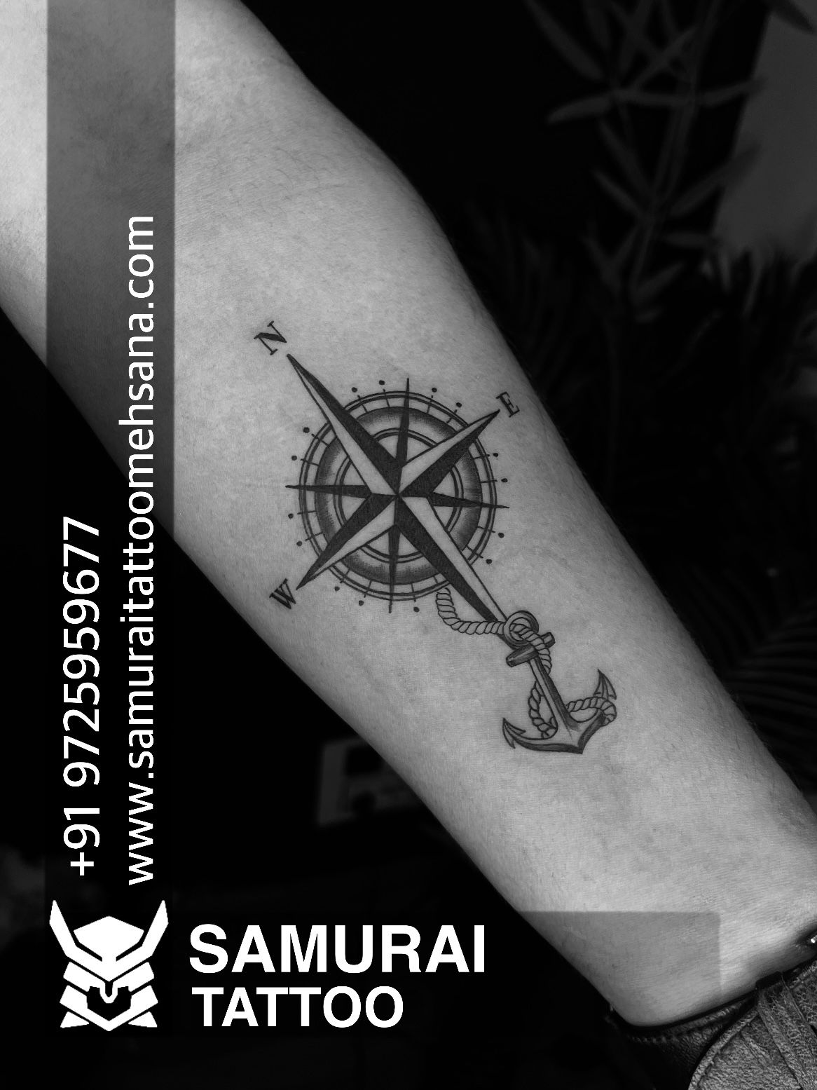 SURMUL Compass Tattoo Temporary Tattoo Stickers For Male And Female Fake  Tattoo Waterproof Tattoo body Art : Amazon.in: Beauty