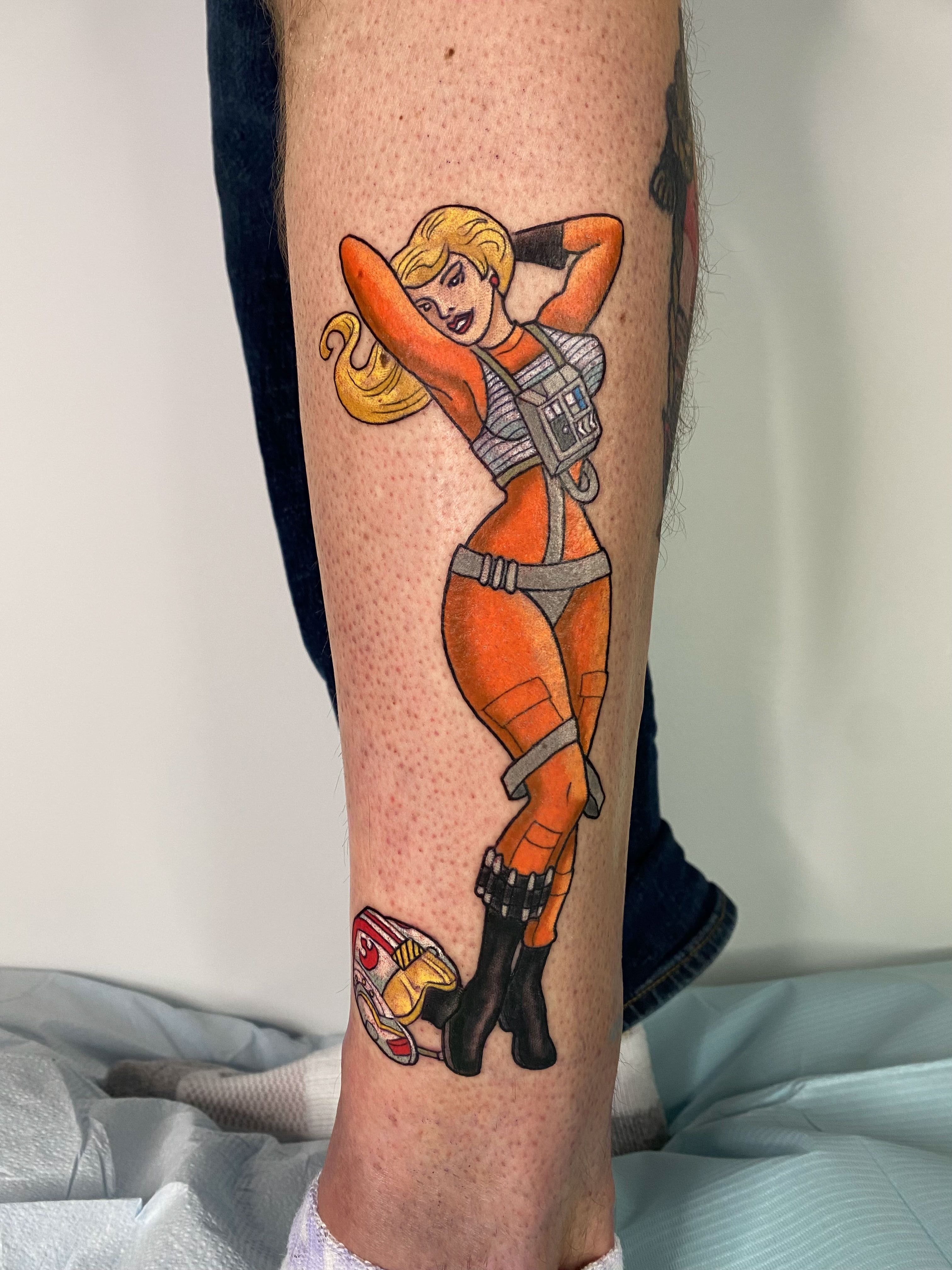 Pin Up Tattoo by LizCookTattoo on DeviantArt